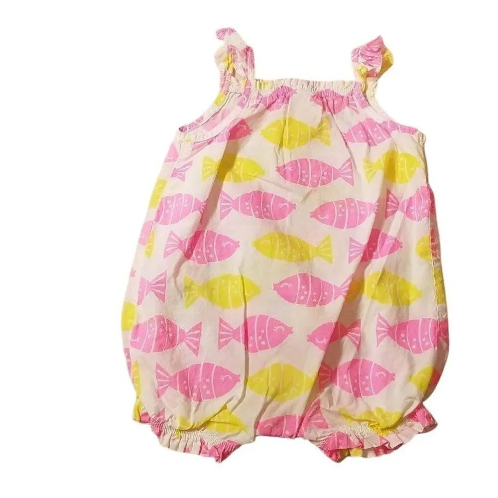 Carter's fish romper 6 month